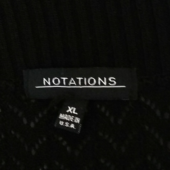 Notations Open front short sleeve Cardigan - Picture 3 of 4